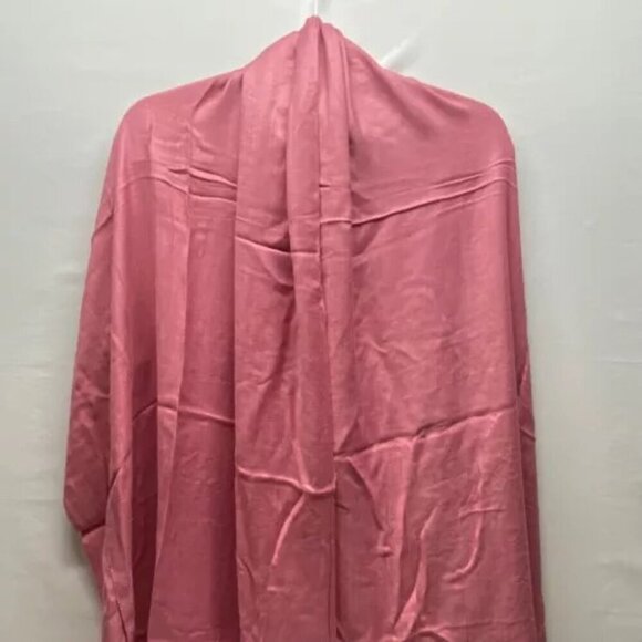Pashmina Scarf Wrap Shawl One Size Light Pink Multi Style Fashion Wear NWOT - Picture 2 of 7
